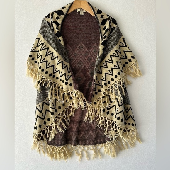 Vintage America Brand Southwestern Boho Kimono Size Large/XLarge - Picture 2 of 5